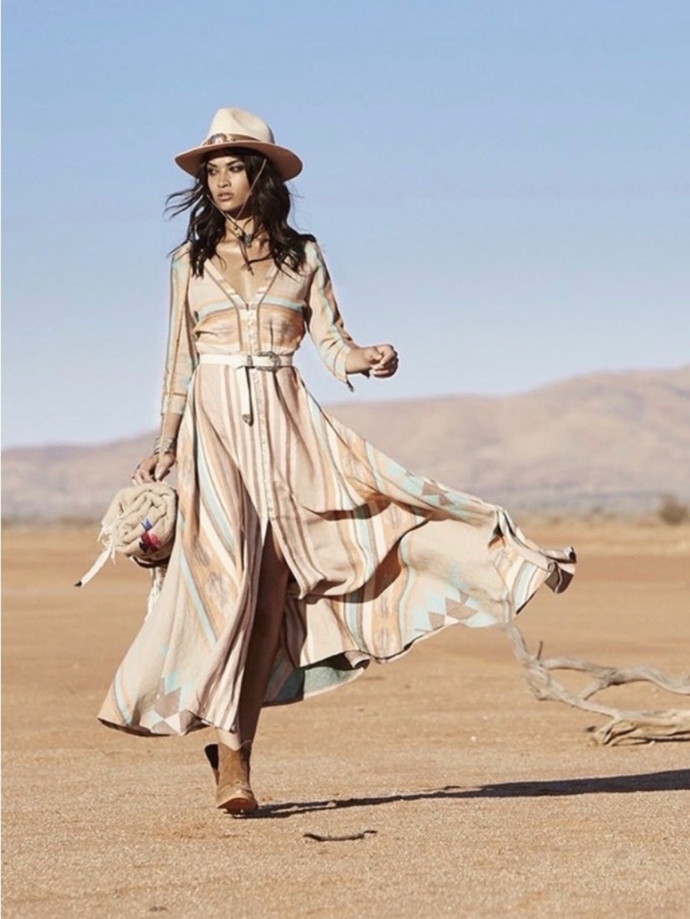 *Rare* Size M Vintage Spell Peyote dress, excellent condition.